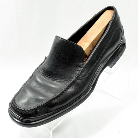 Cole Haan Other - Cole Haan Black Leather Slip On Loafers Nike Air
